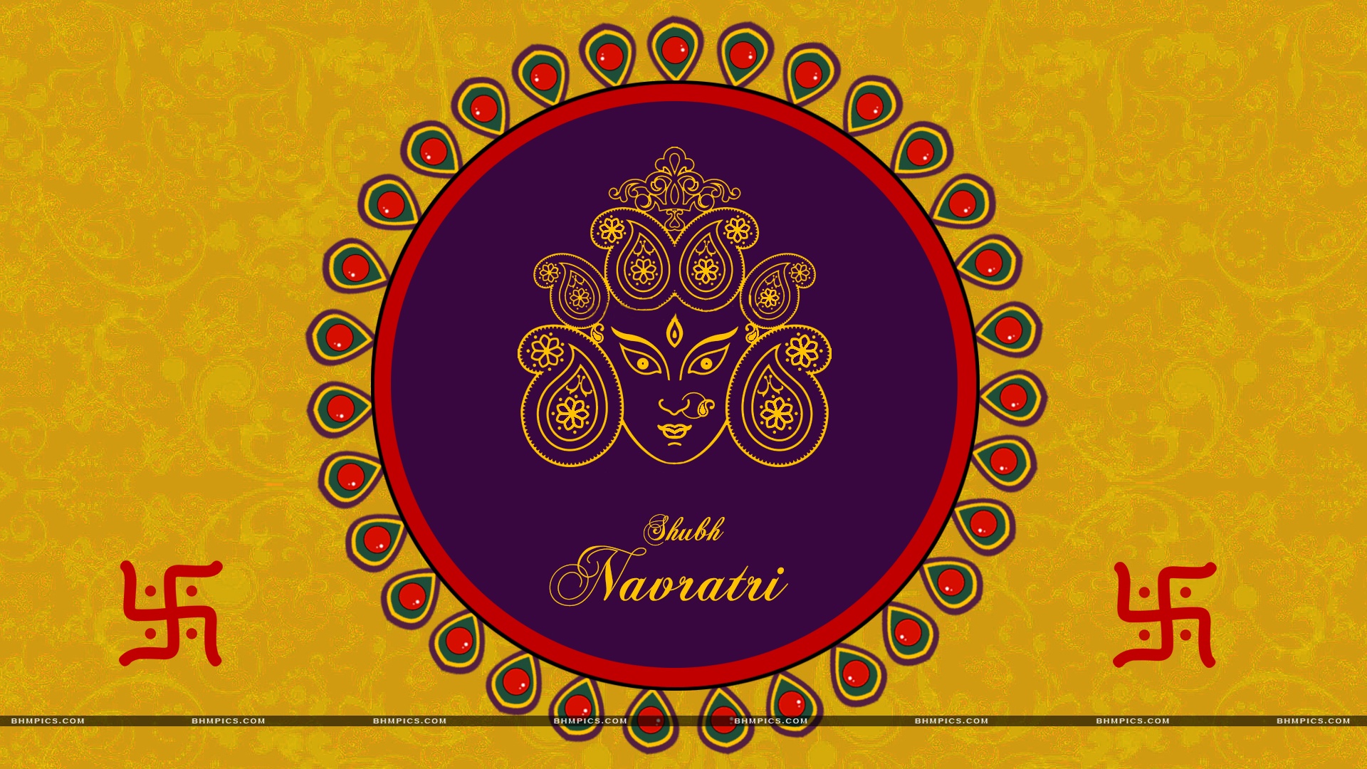 Shubh Navratri Wishes - Vidya Niketan Institute Of Engineering And Technology - HD Wallpaper 