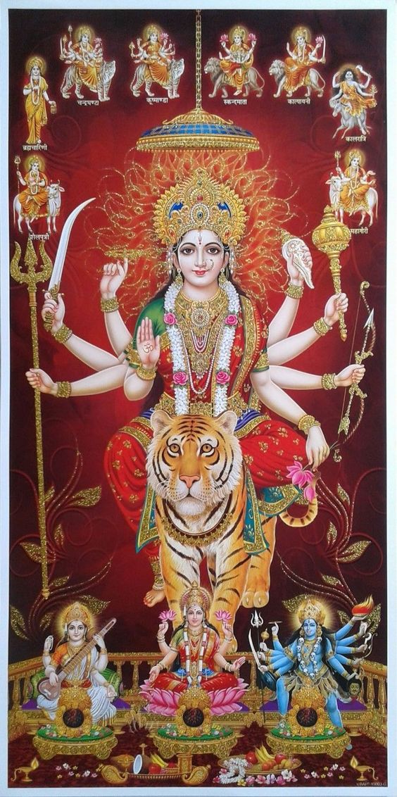 Maa Durga Mobile Wallpaper - Maa Durga Mobile Wallpaper Hd - HD Wallpaper 