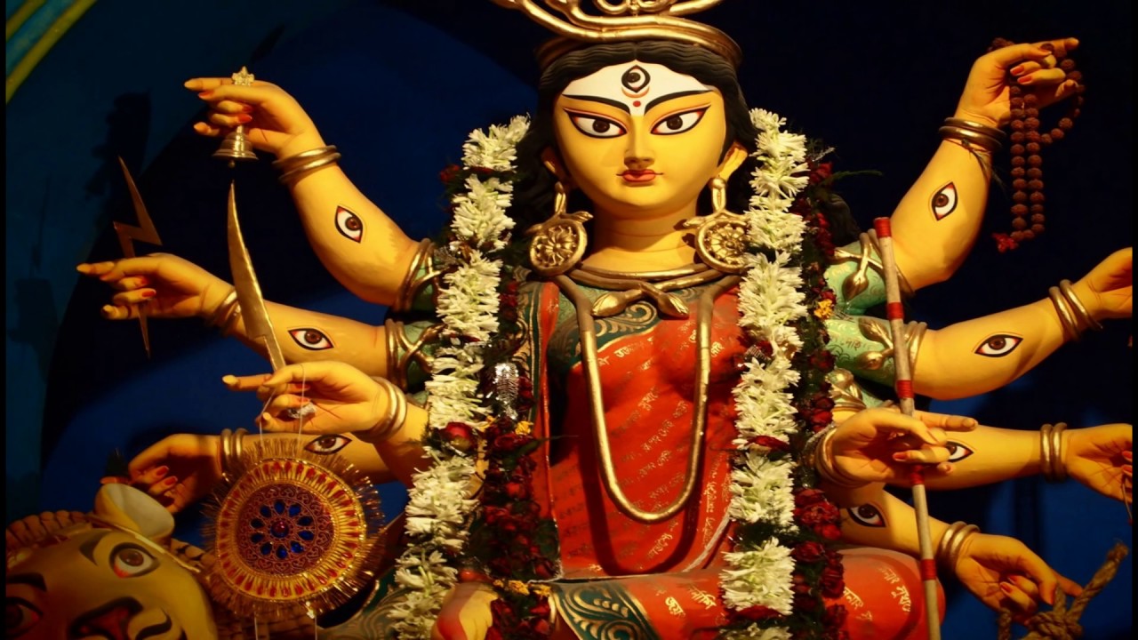 Beautiful Durga Face Hd - HD Wallpaper 