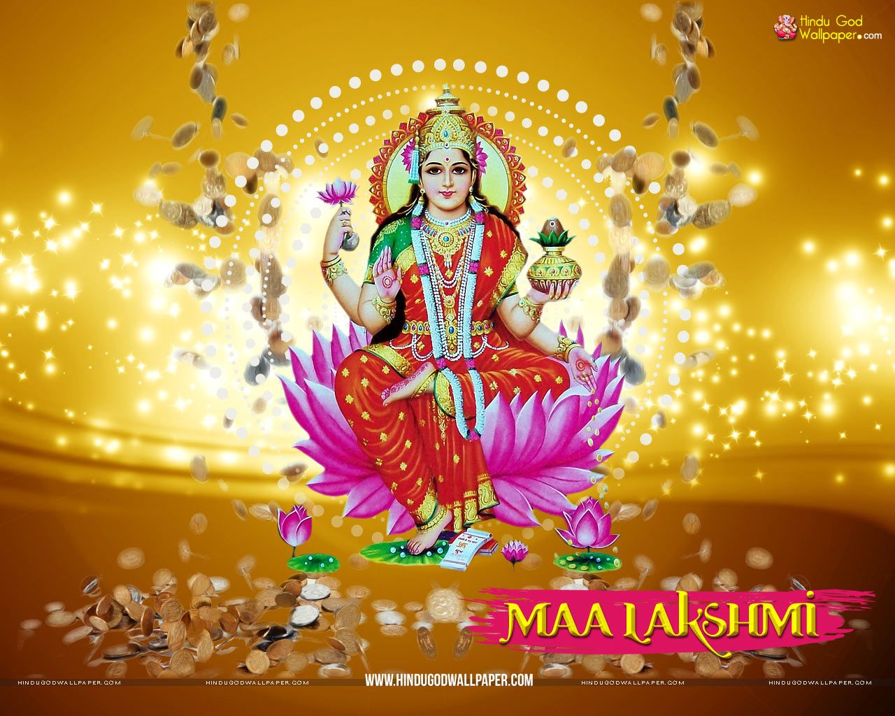 Maa Laxmi Photo Download - HD Wallpaper 