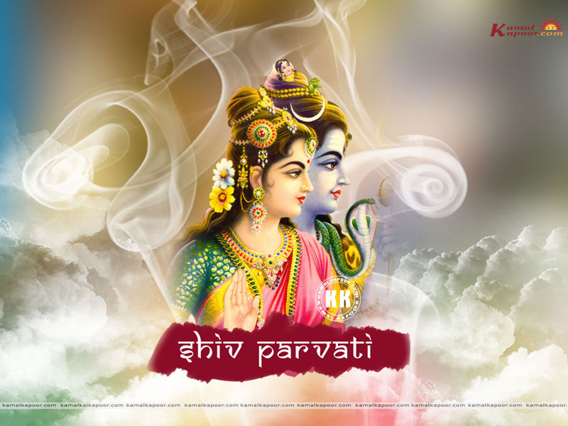 Shiv Parvati Pic Download - HD Wallpaper 