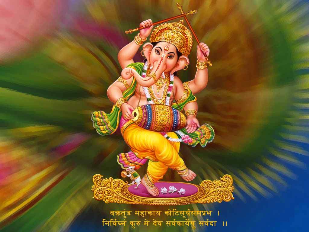 Lord Ganesha Dancing - Ganesha Songs - HD Wallpaper 