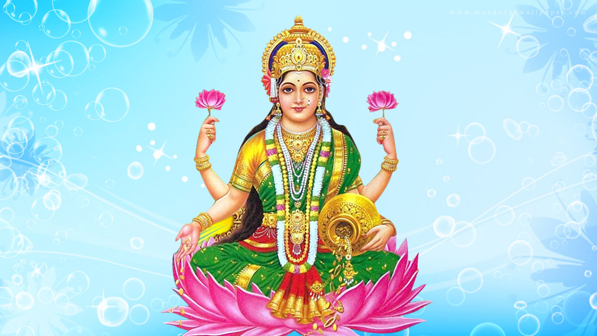 Maa Lakshmi Image - Goddess Laxmi - 1920x1080 Wallpaper 