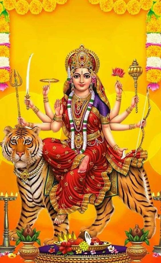 Maa Durga Shankri Nav Durga Image - Jai Mata Di Photo Download - HD Wallpaper 