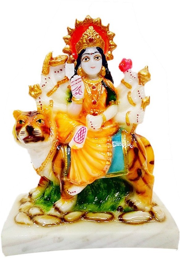 Durga Maa Idol Marble For Home - HD Wallpaper 