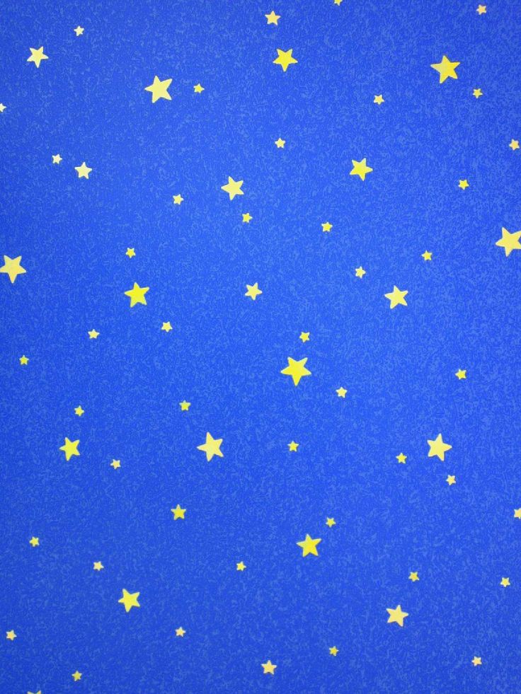 Blue And Yellow Stars - HD Wallpaper 