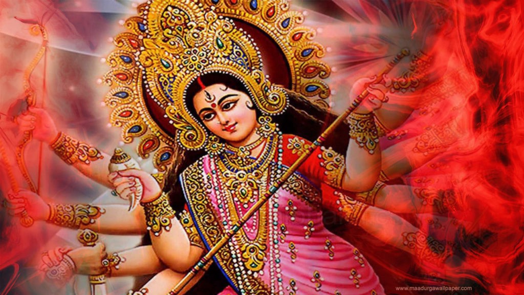 Beautiful Image Of Durga Maa - 1024x576 Wallpaper 
