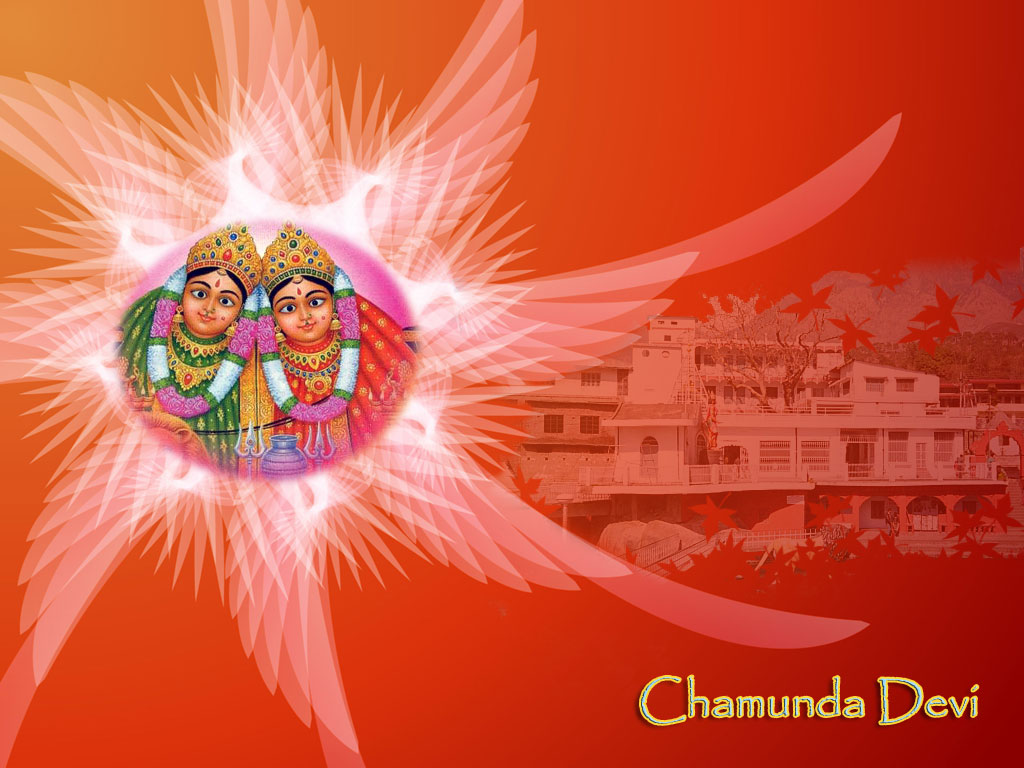 Mata Chamunda Devi Wallpaper Free - Full Hd Chamunda Mata - HD Wallpaper 