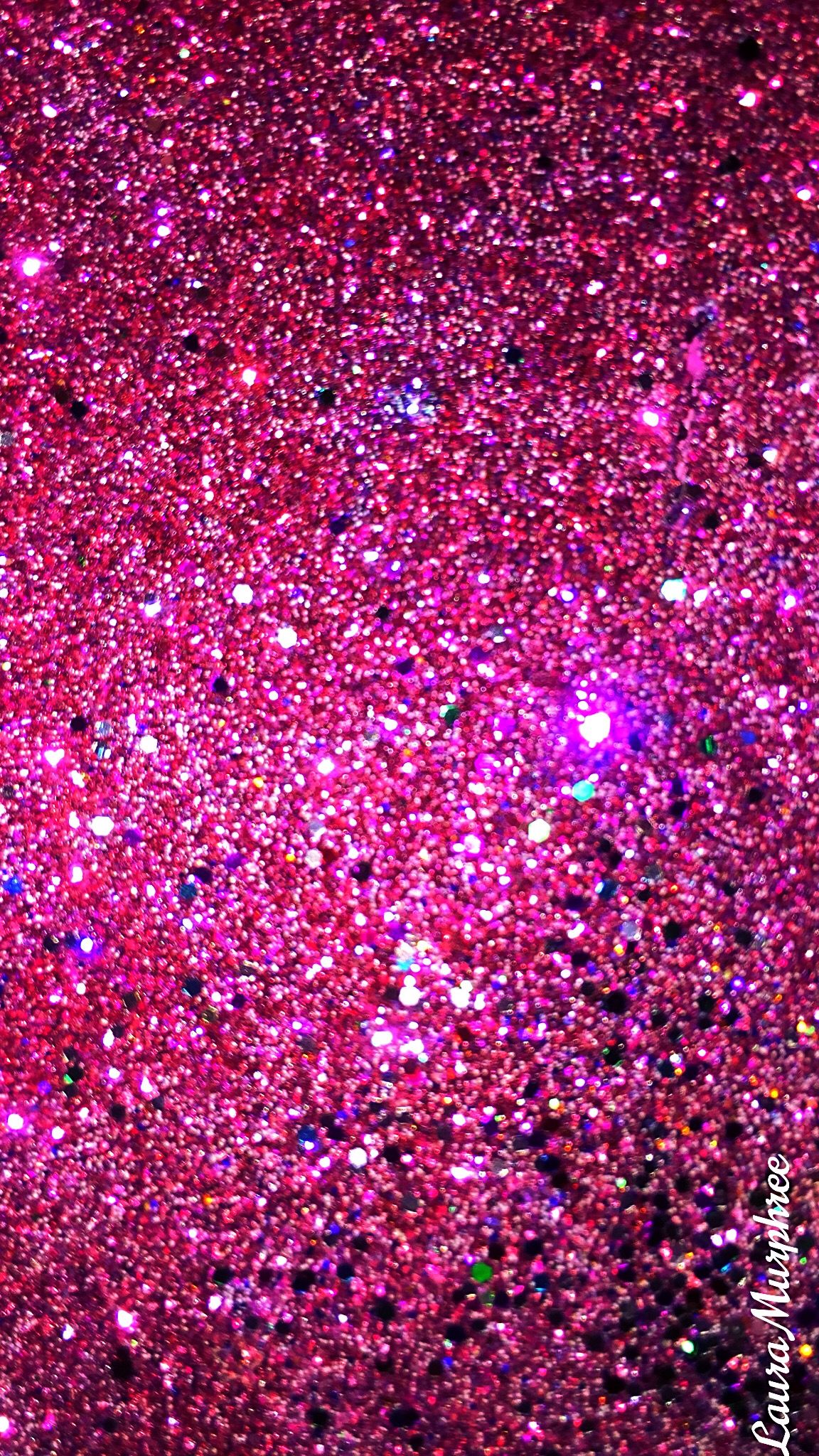 Sparkly Hot Pink Glitter Background - 1152x2048 Wallpaper 