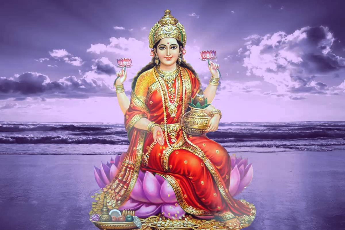 Goddess Wallpapers Gods Wallpapers Devotional Wallpapers - High Resolution Goddess Lakshmi - HD Wallpaper 