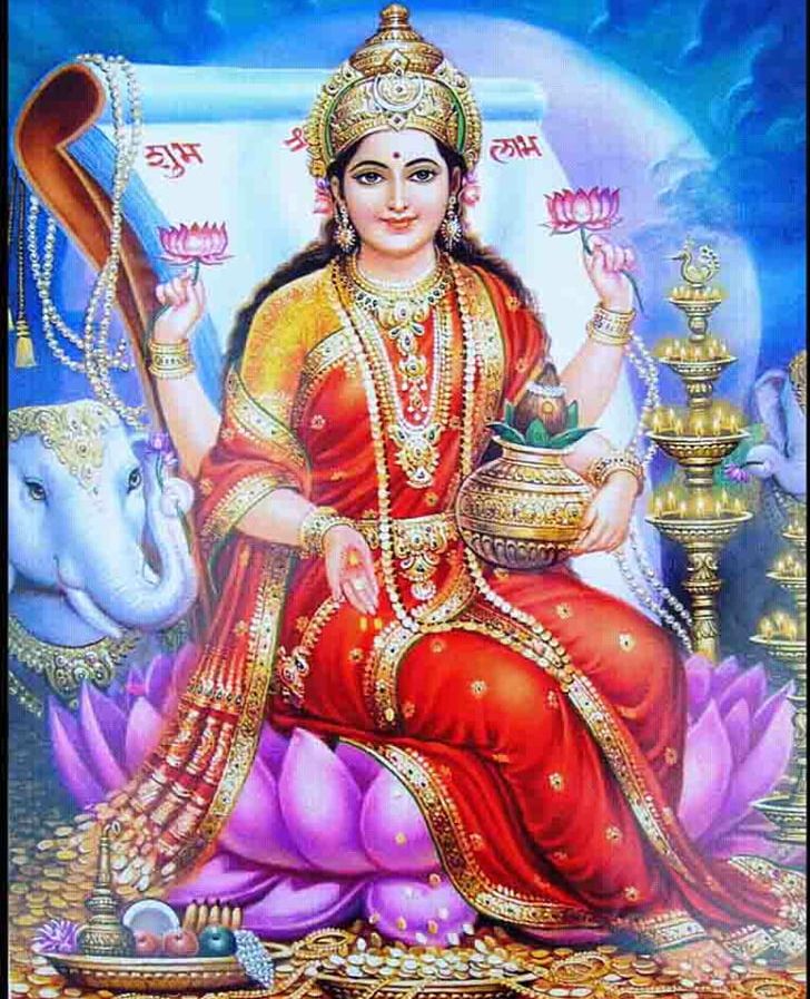 Radhe Maa Ganesha Lakshmi Devi Laxmi Pooja Png, Clipart, - Lakshmi Devi Photos Download - HD Wallpaper 