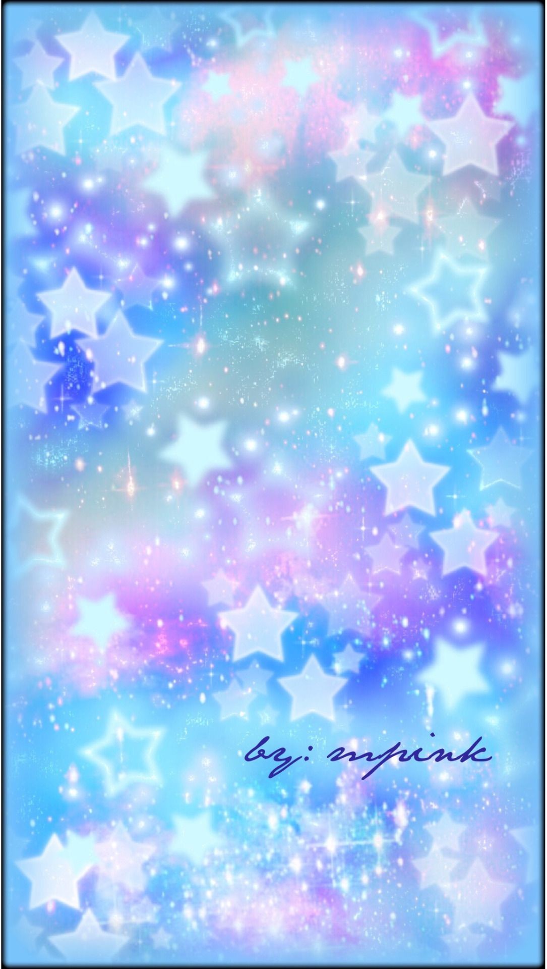 1085x1920, Beautiful Galaxy Blue Stars Wallpaper 
 - Illustration - HD Wallpaper 