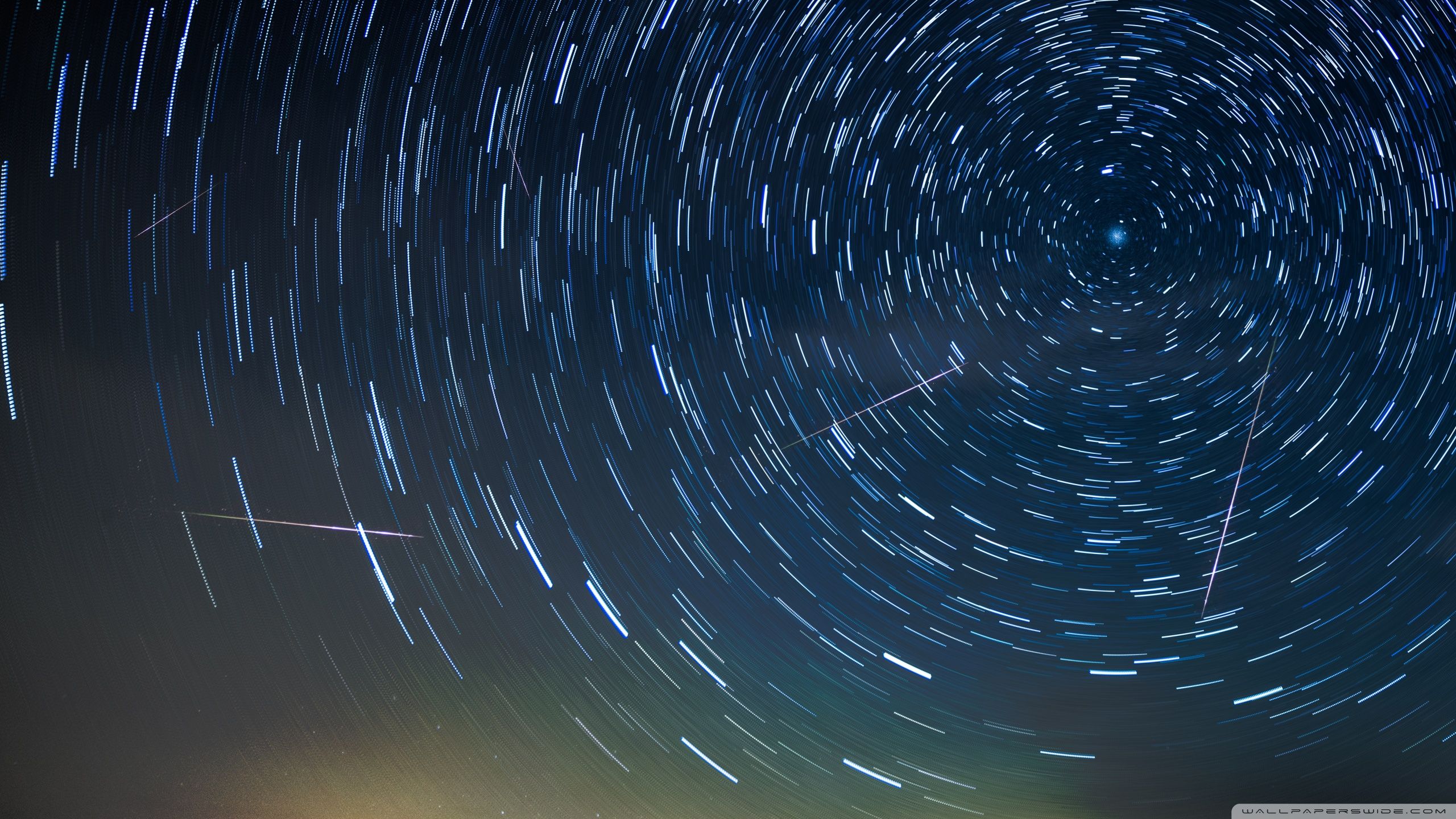 Star Trail 4k - HD Wallpaper 