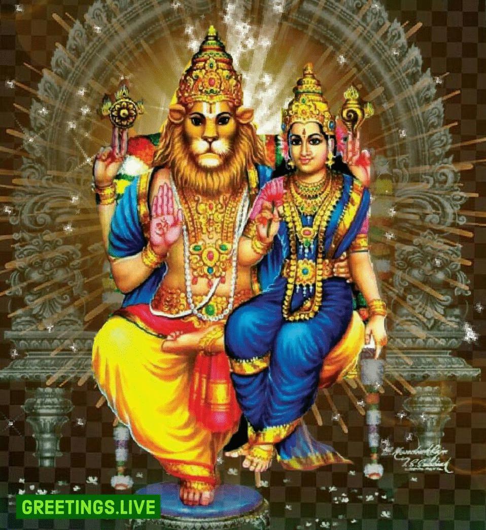 Lakshmi Narasimha Swamy Hd - HD Wallpaper 