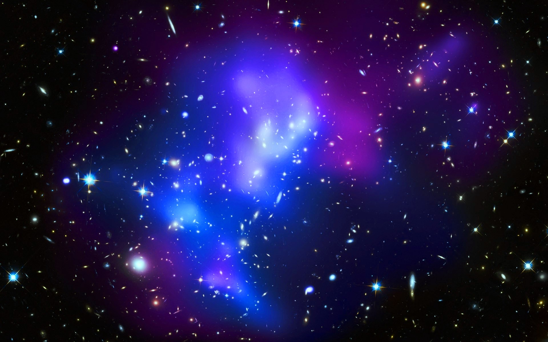 Purple And Blue Galaxy Background Hd - HD Wallpaper 