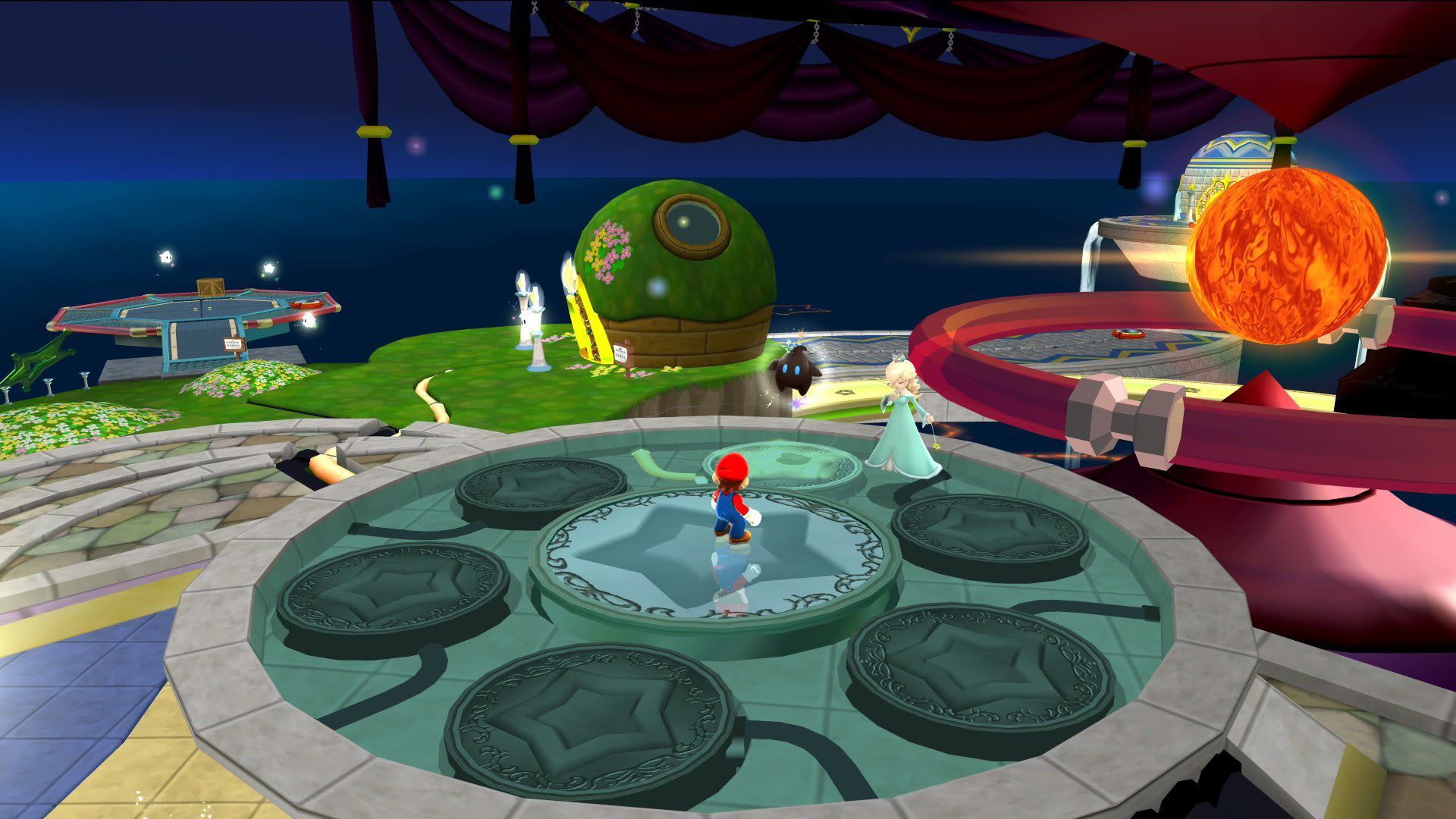 Black Star Problem - Super Mario Galaxy Black Star - HD Wallpaper 