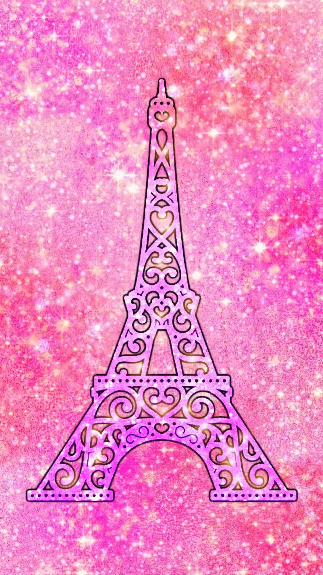 1080x1920, Pretty Pink Paris,made By Me - Gambar Wallpaper Pink Paris - HD Wallpaper 