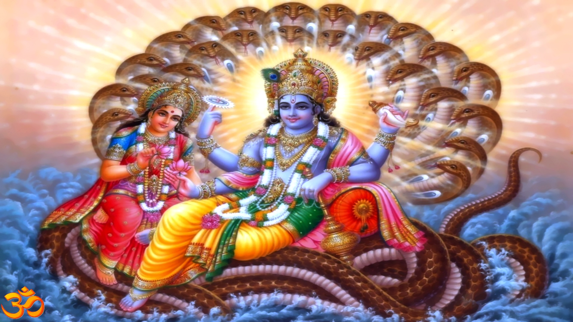 Om Shri Krishnaya Namah - HD Wallpaper 