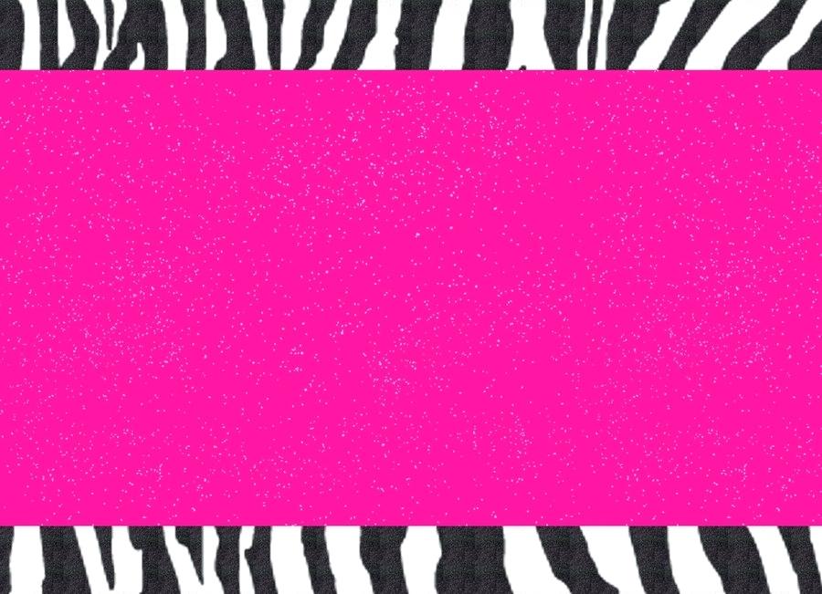 Pink Zebra Print Background - HD Wallpaper 