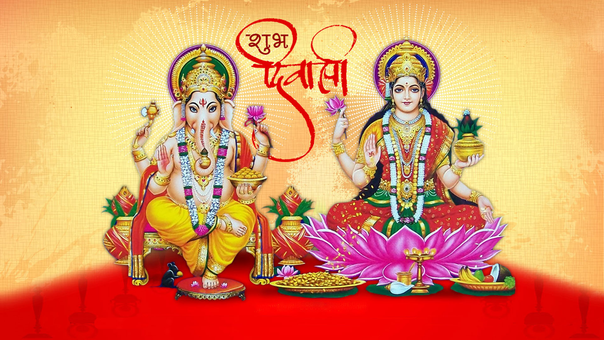 Laxmi Ganesh Wallpaper Hd - HD Wallpaper 