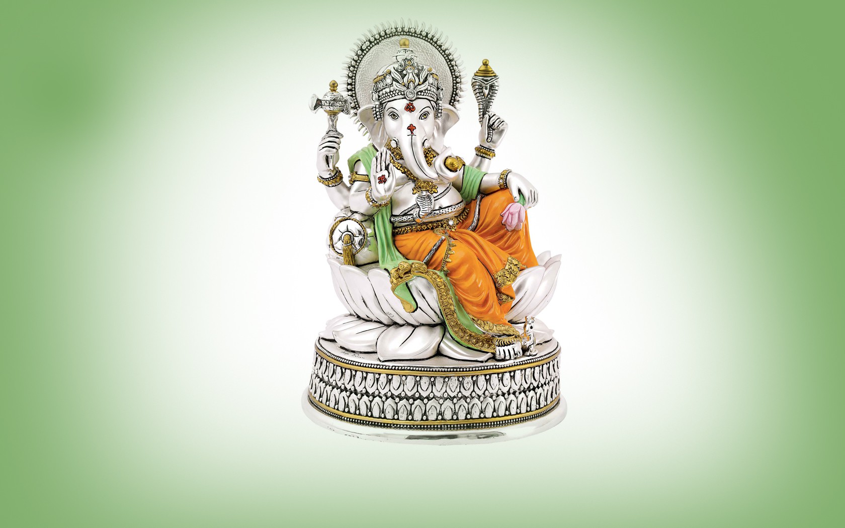 Full Hd Lord Ganesh Wallpapers For Mobile Free Download - Ganesh Photo 3d  Hd - 1680x1050 Wallpaper 