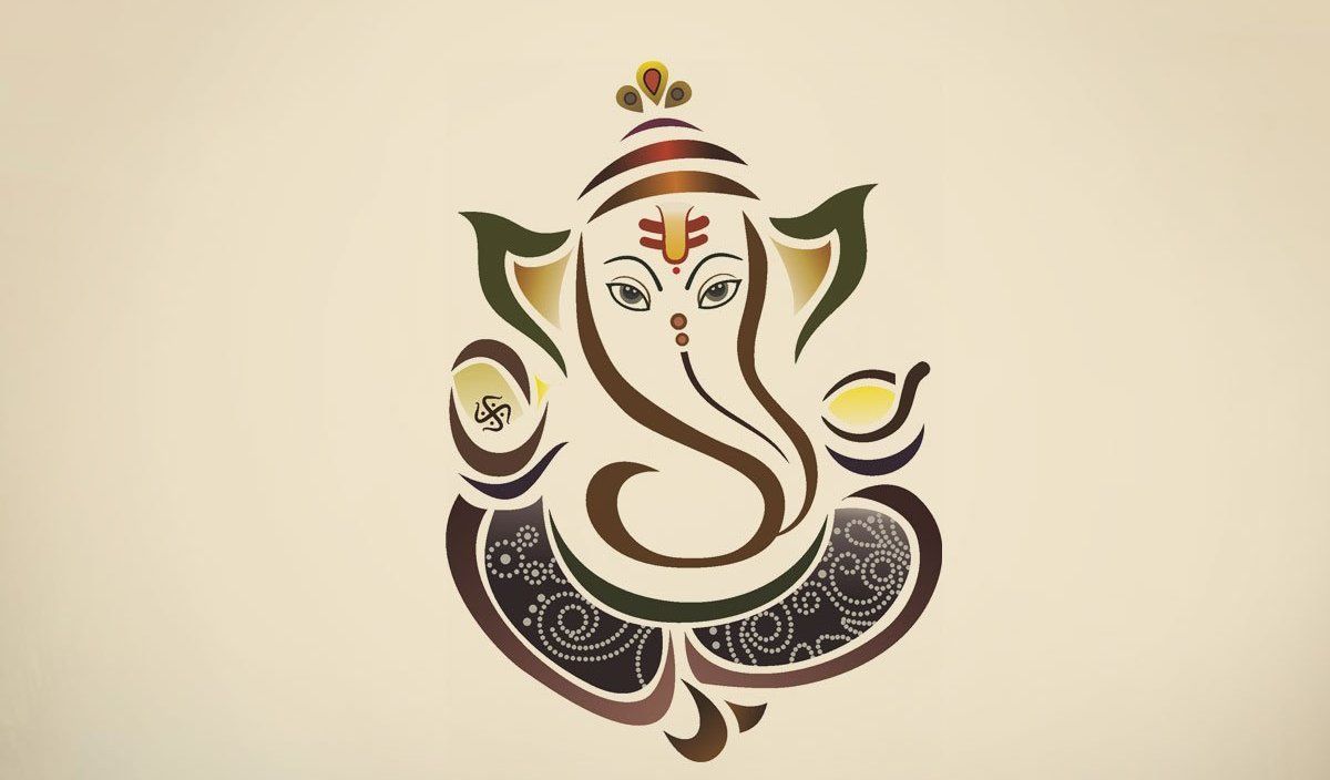 Ganesha Images, Lord Ganehsha Wallpapers, Lord Ganesha - Clip Art Ganesh Logo - HD Wallpaper 