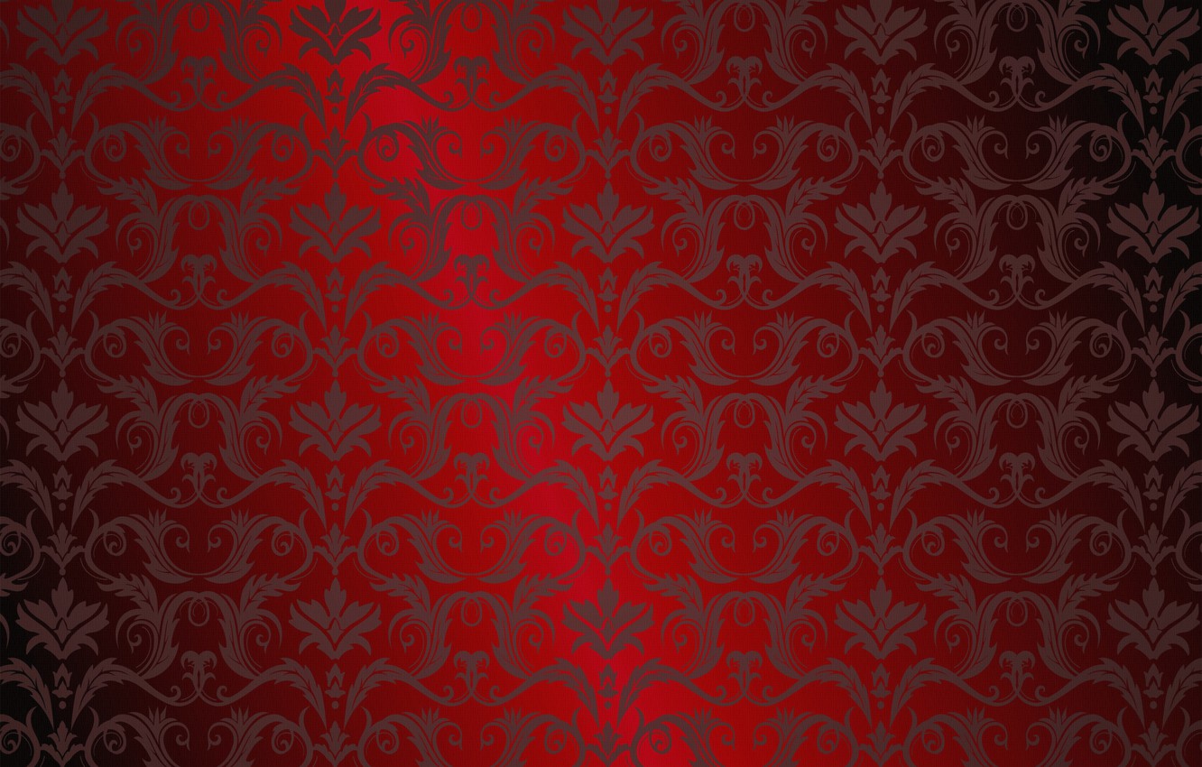 Photo Wallpaper Retro, Pattern, Vector, Dark, Red, - Texture Background Hd  Vector - 1332x850 Wallpaper 