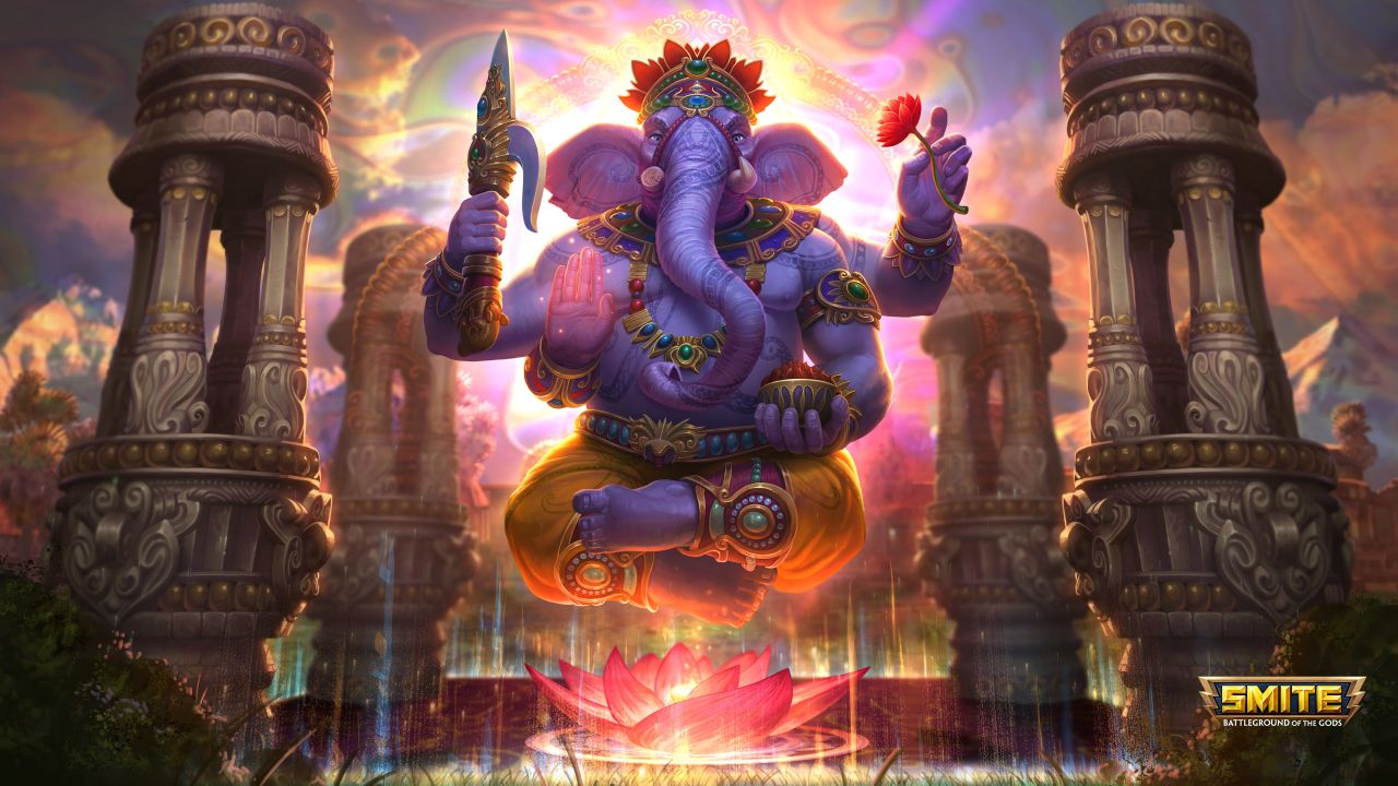 Smite Ganesha - HD Wallpaper 