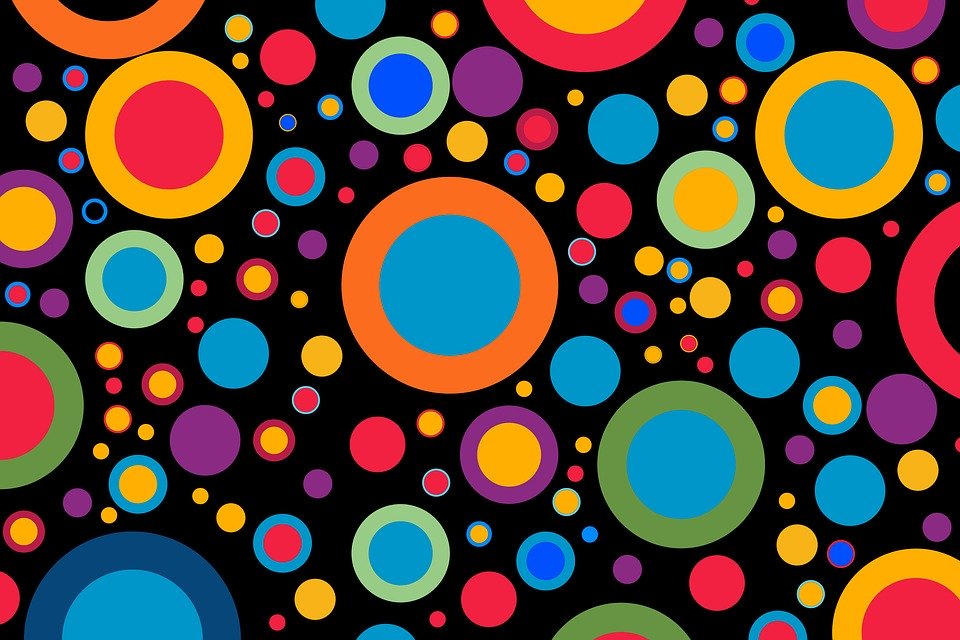 Wallpaper, Pola, Warna Warni, Warna, Rings, Lingkaran - Circle Pattern Color - HD Wallpaper 