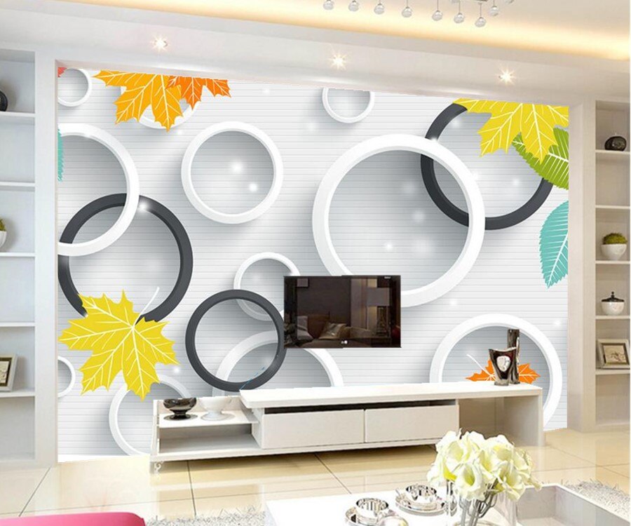 Modern Tv Unit Wallpaper Design - HD Wallpaper 