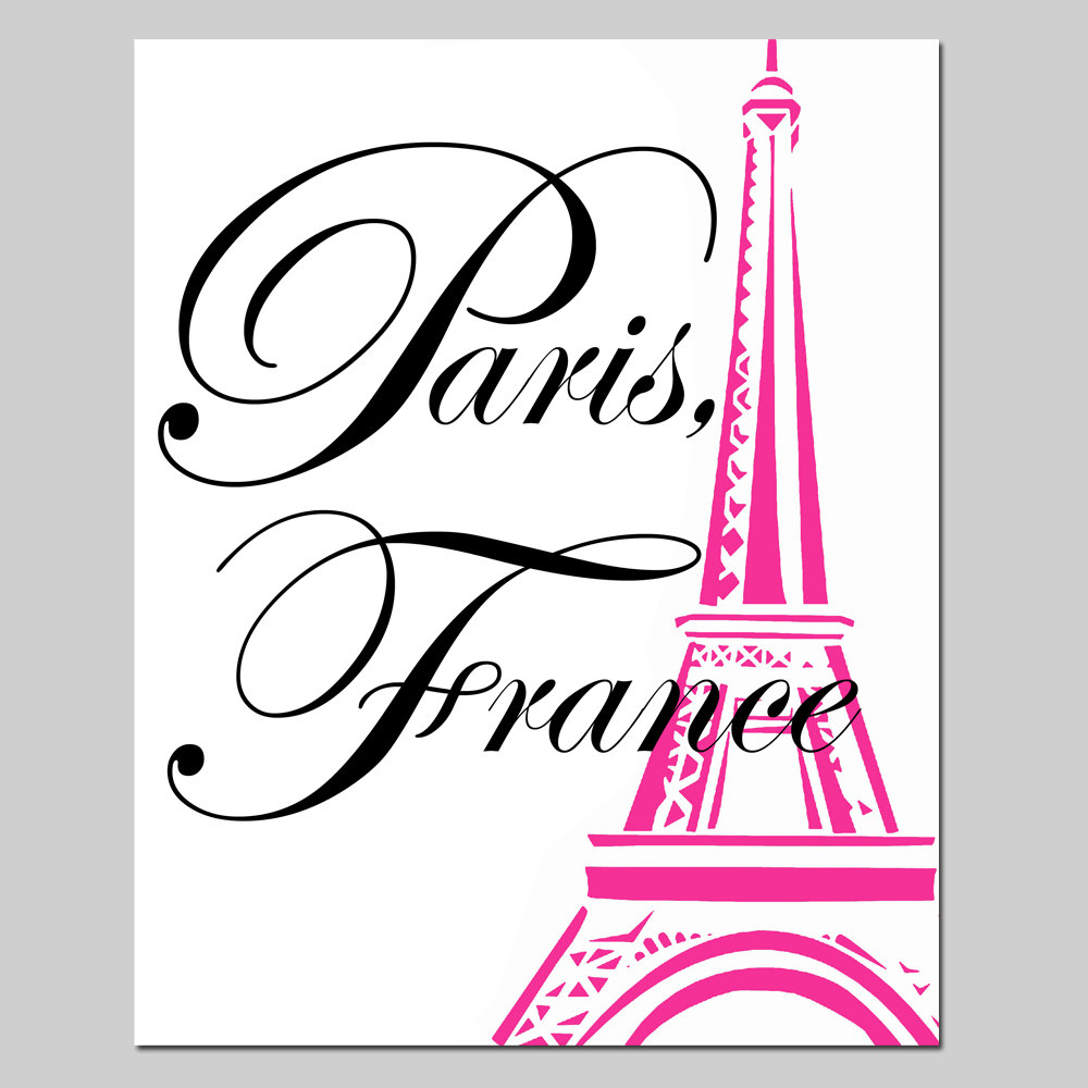 Eiffel Tower Pink Wallpaper Clipart - Paris - HD Wallpaper 