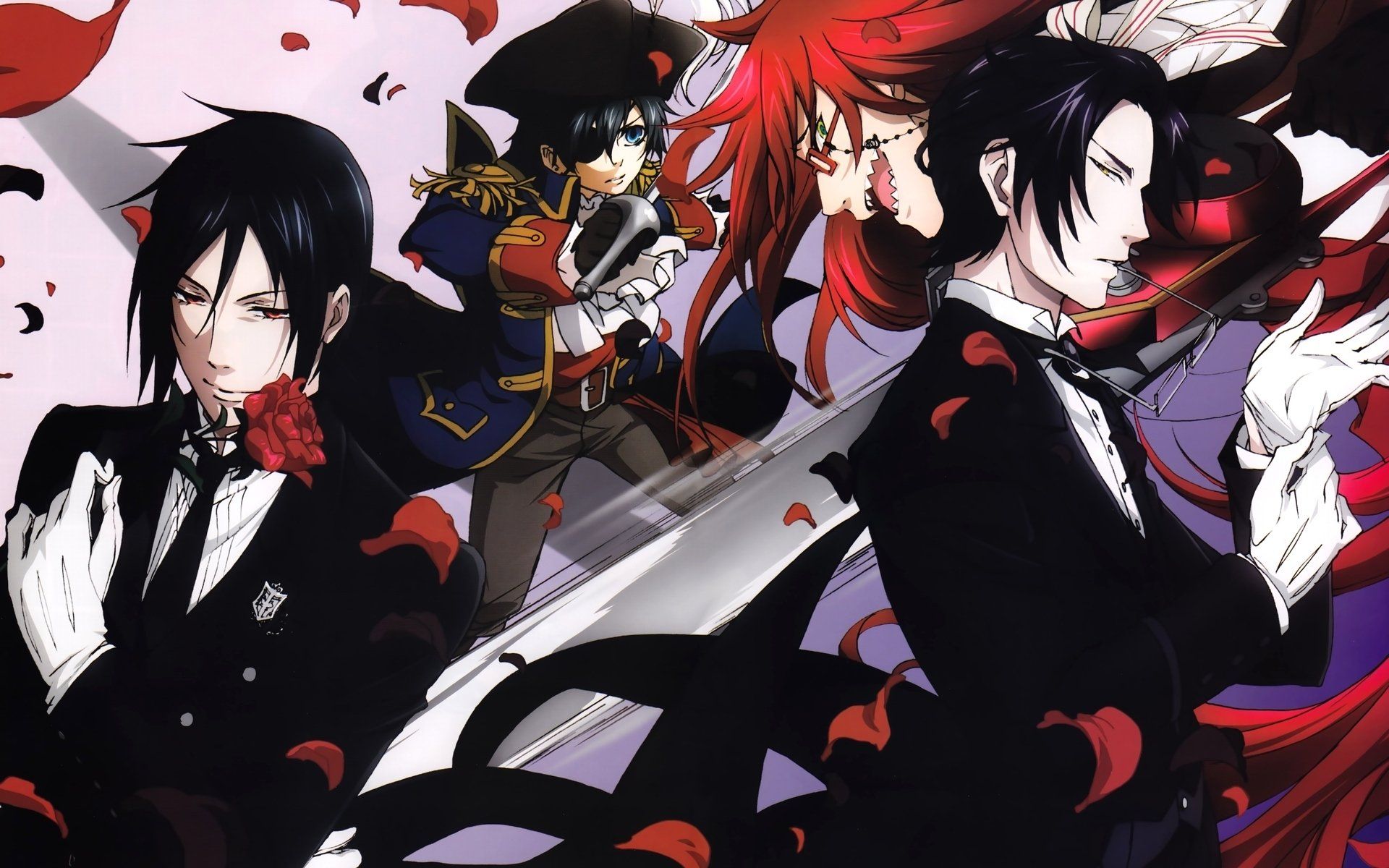 Black Butler Wallpaper Desktop - HD Wallpaper 