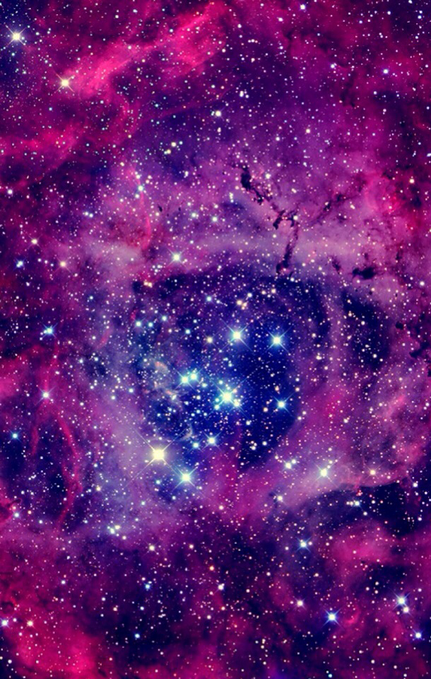 Galaxy, Wallpaper, And Stars Image - Rosette Nebula - HD Wallpaper 