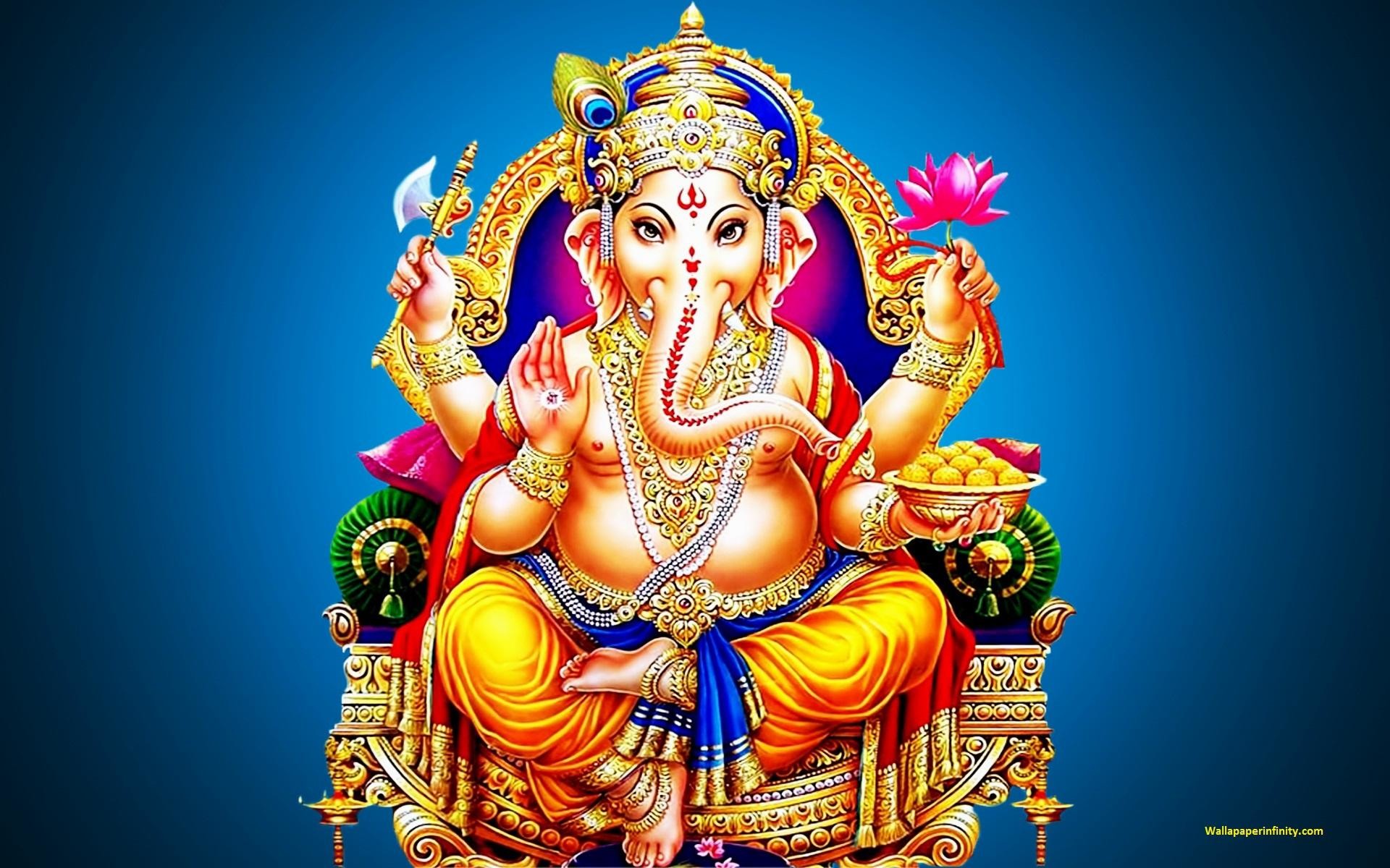 Beautiful Hd Lord Ganesha Wallpaper Images 
 Data-src - High Resolution Wallpapers Ganesh - HD Wallpaper 