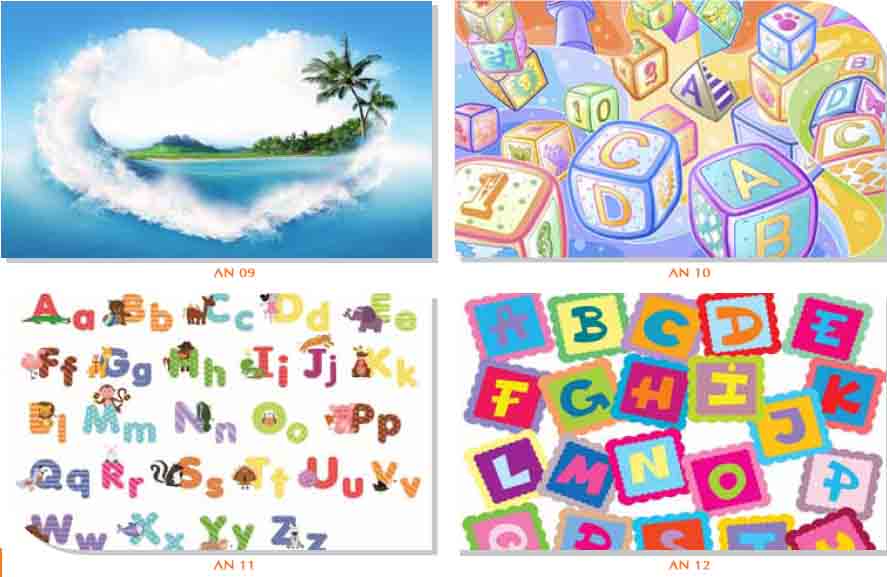 Wallpaper Custom Motif Angka - Anak - HD Wallpaper 