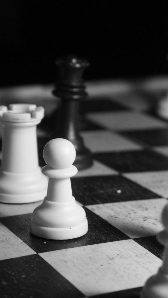 Main Catur, Yuk - Chess Black And White Colour - HD Wallpaper 