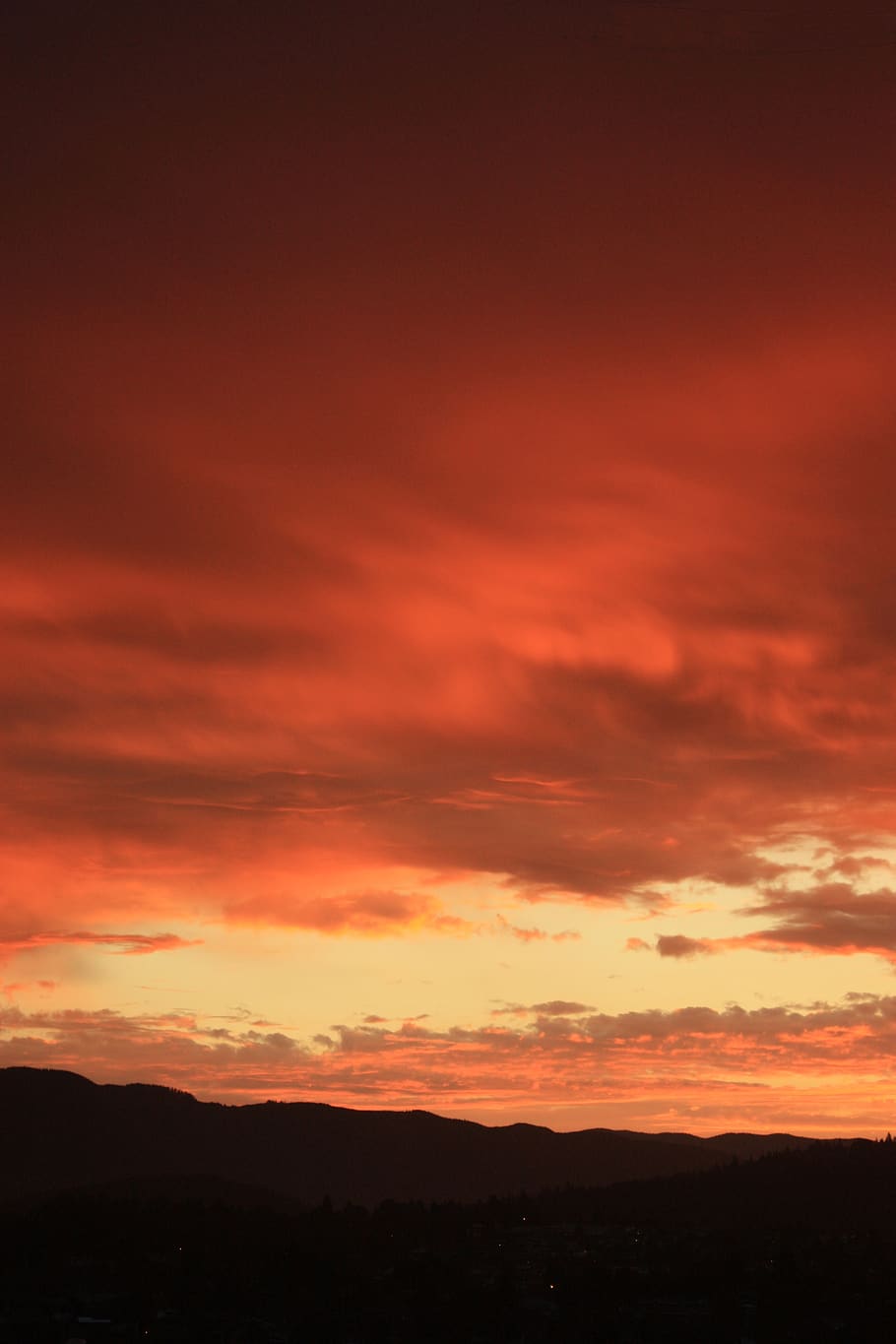 Canada, Vancouver, Crack Of Dawn, Orange, Orange Hues, - Afterglow - HD Wallpaper 