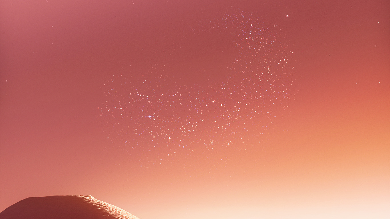 Pink To Orange Galaxy - HD Wallpaper 