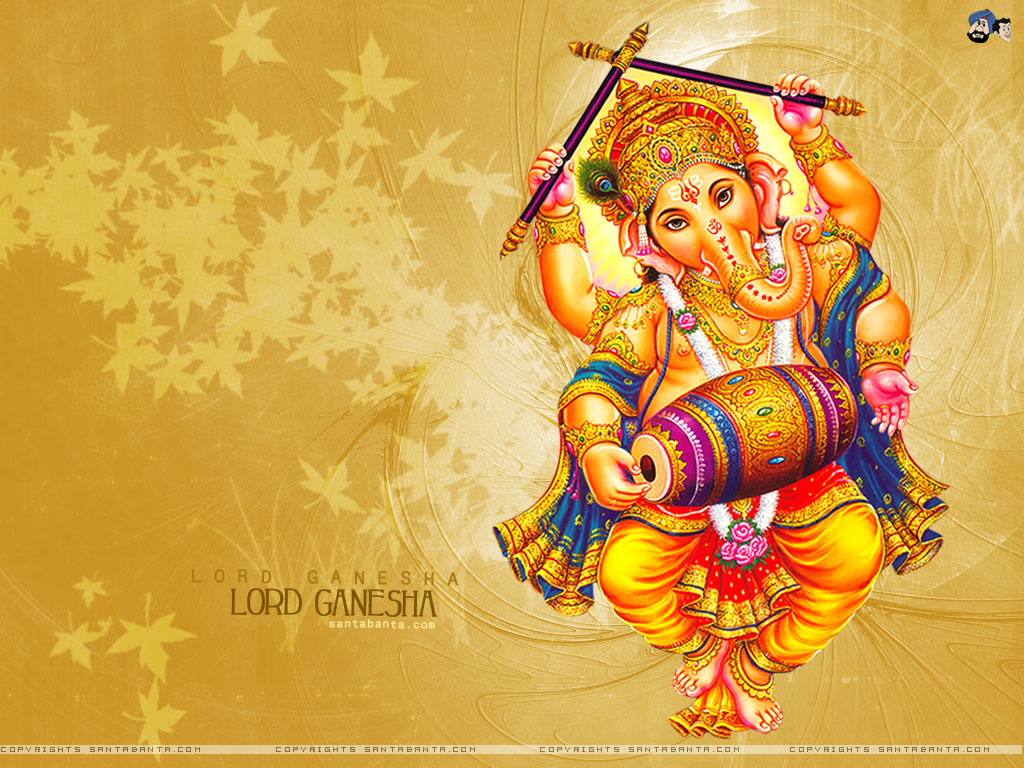 Lord Ganesha - Dancing Lord Ganesha - HD Wallpaper 
