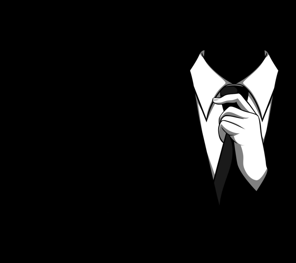 100080612 Blank White Wallpapers - Suit And Tie Profile - HD Wallpaper 