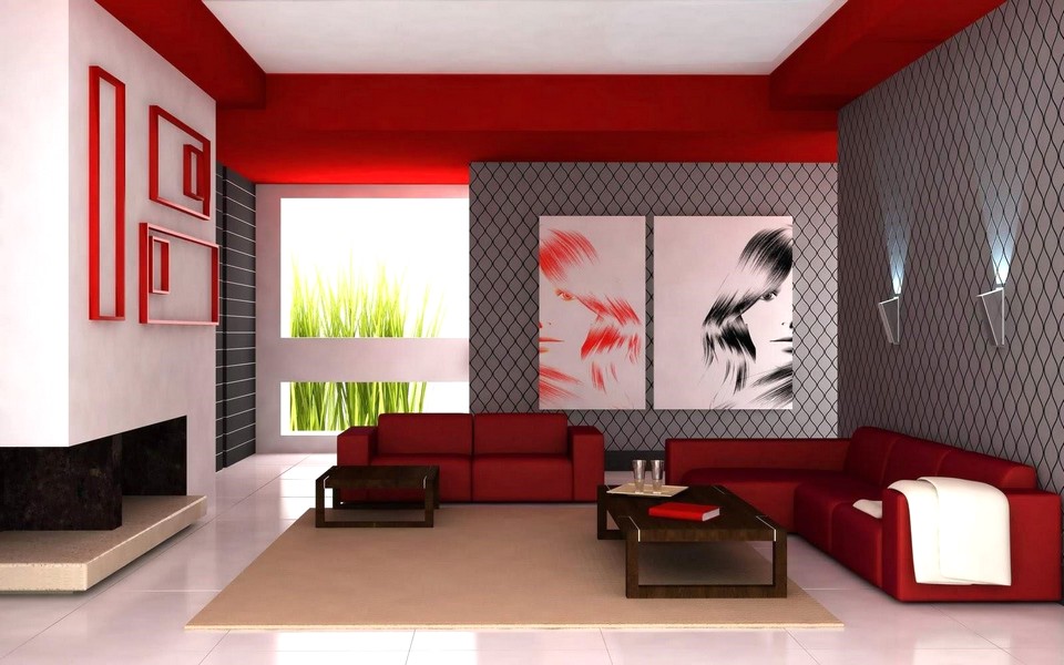 Ide Desain Wallpaper Dinding Ruang Tamu Minimalis Motif - Home And Interior Design - HD Wallpaper 