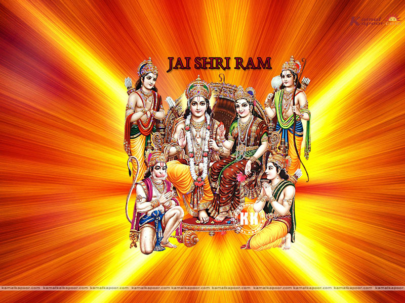Lord Ram With Family - 800x600 Wallpaper 