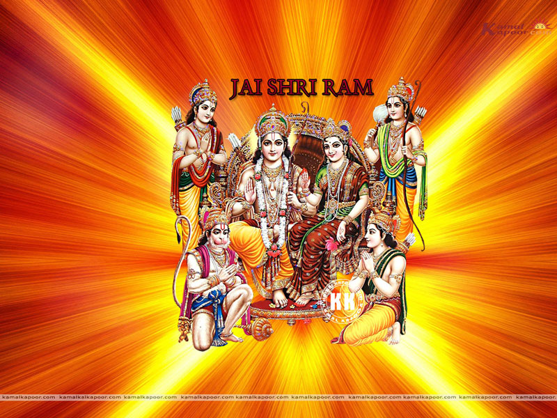 Lord Ram With Family - HD Wallpaper 