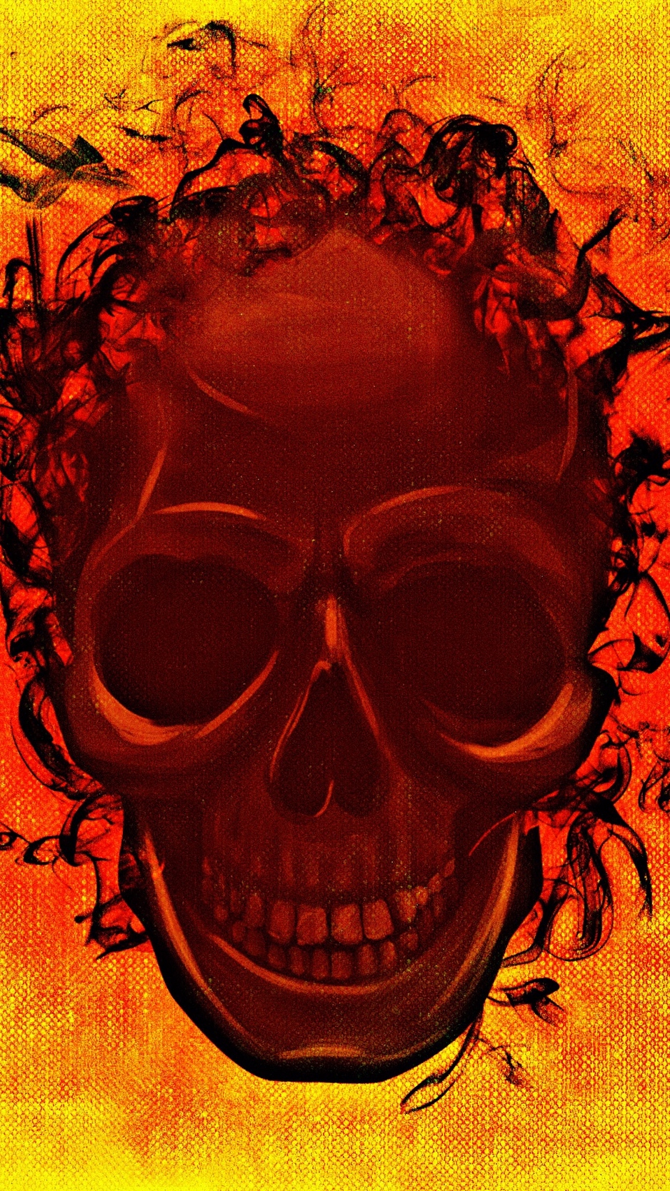 Wallpaper Skull, Smoke, Smile, Art - Skull Smoke Wallpaper Hd - HD Wallpaper 
