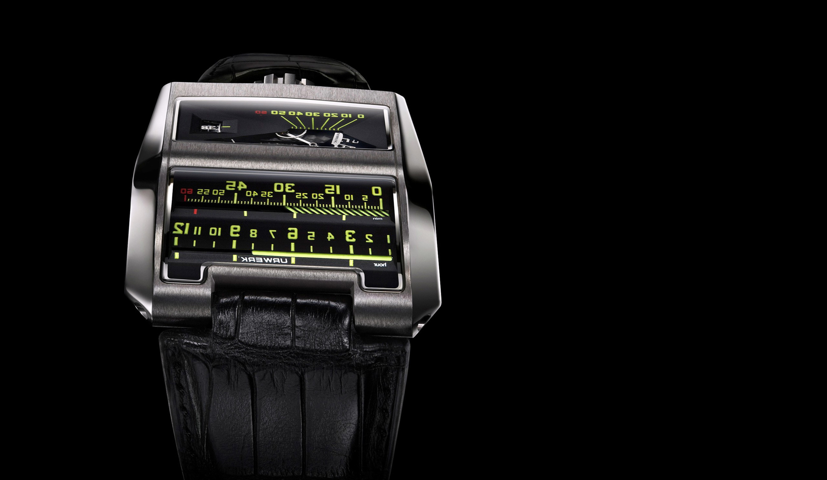 Gray Watches On The Black Screen Wallpapers Hd / Desktop - Analog Watch - HD Wallpaper 