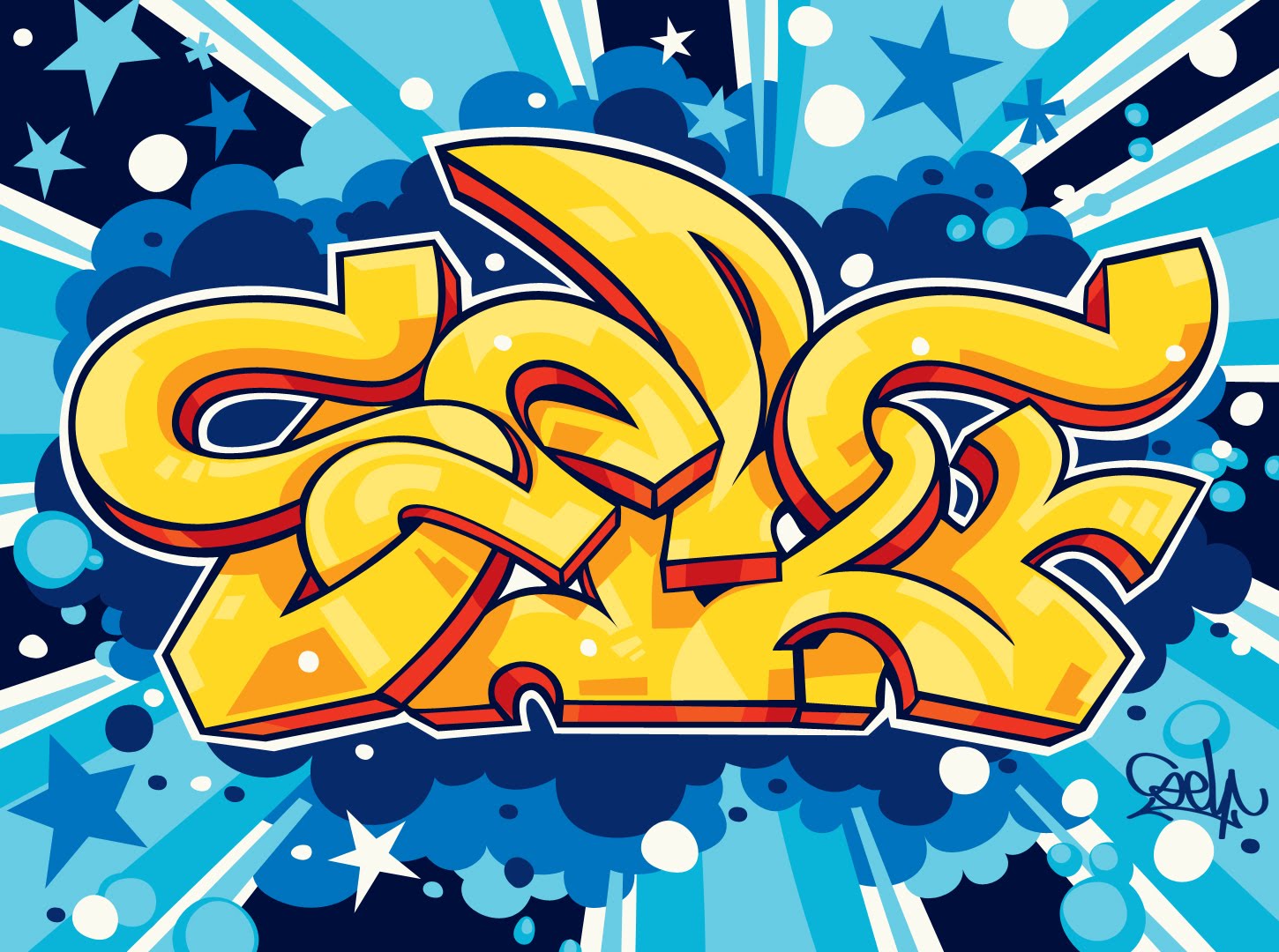 Fresh Graffiti Awesome Wallpapers 4647 - Graffiti Style - HD Wallpaper 