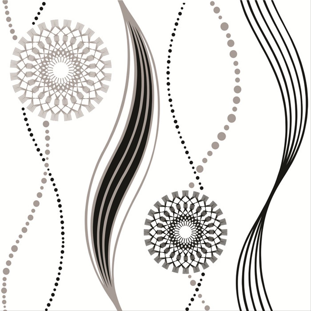 Wallpaper Salur Hitam Putih - Hinh Nen Ky Thuat So - HD Wallpaper 