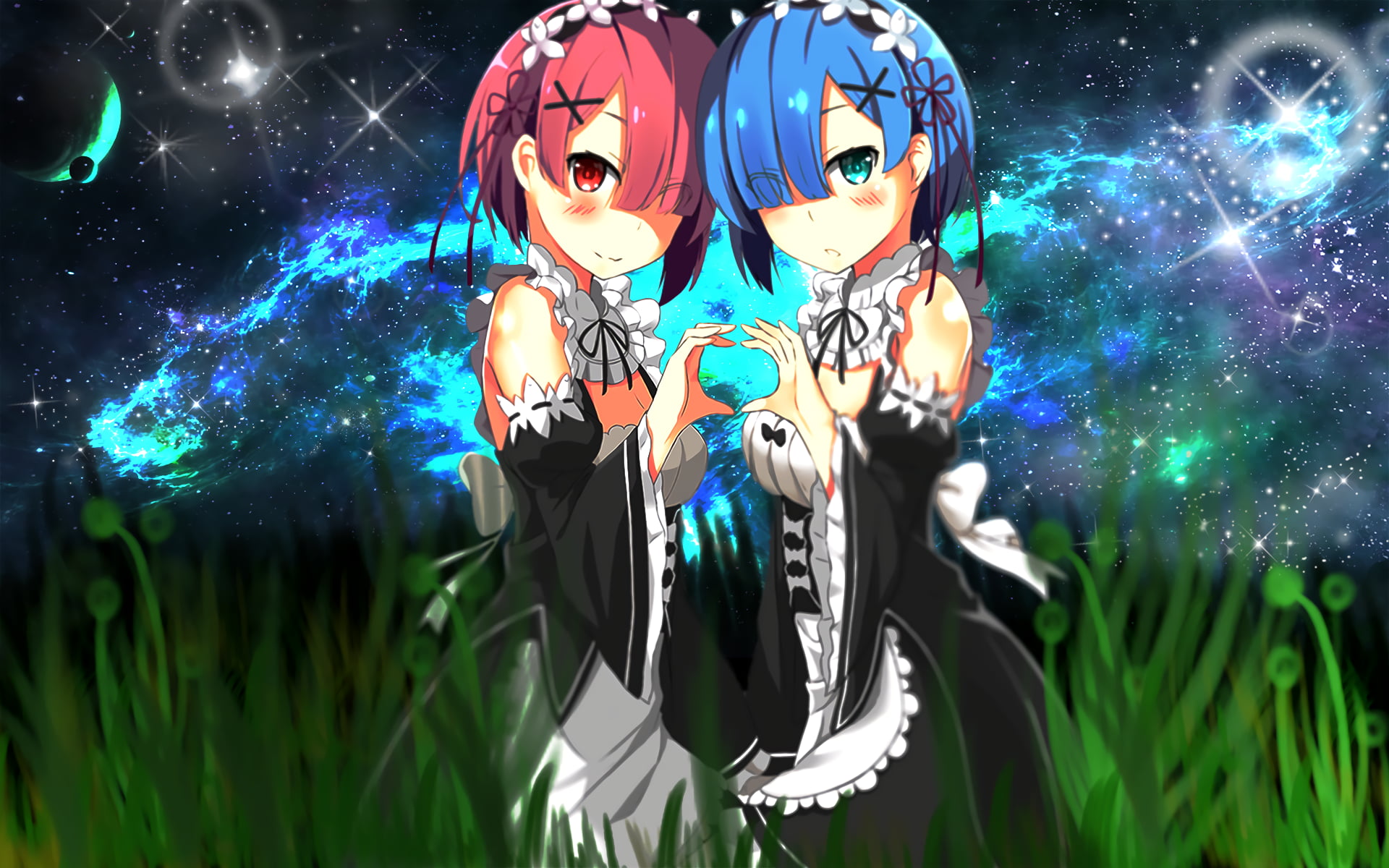 Re Zero Ram And Rem 19x10 Wallpaper Teahub Io