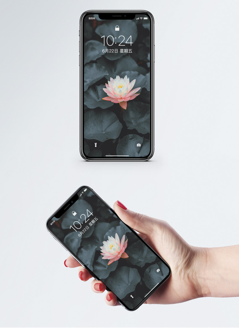 Wallpaper Ponsel Lotus Gelap - Papéis De Parede Fone De Ouvido - HD Wallpaper 