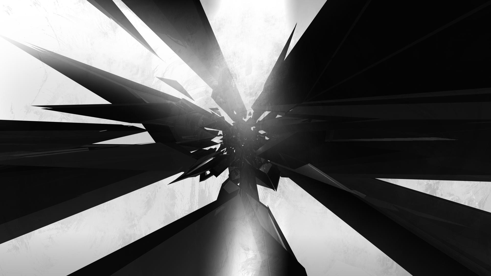 Black And White Abstract Wallpaper - Cool Black And White Abstract Backgrounds - HD Wallpaper 